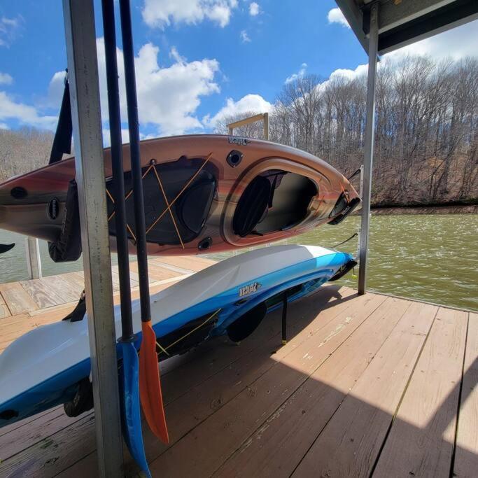 Lakeside Haven Dock/slip Fire Pit Game Kayaks